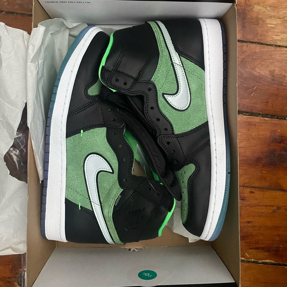 Air Jordan 1s zen green